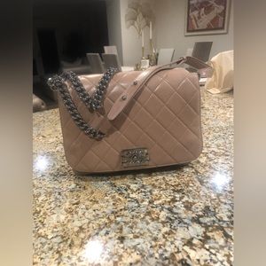 Chanel calfskin boy accordion Flap Bag